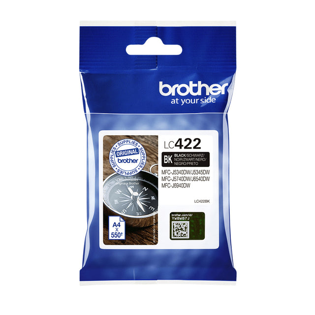 Brother - Inktcartridge brother lc-422bk zwart | 5 stuks