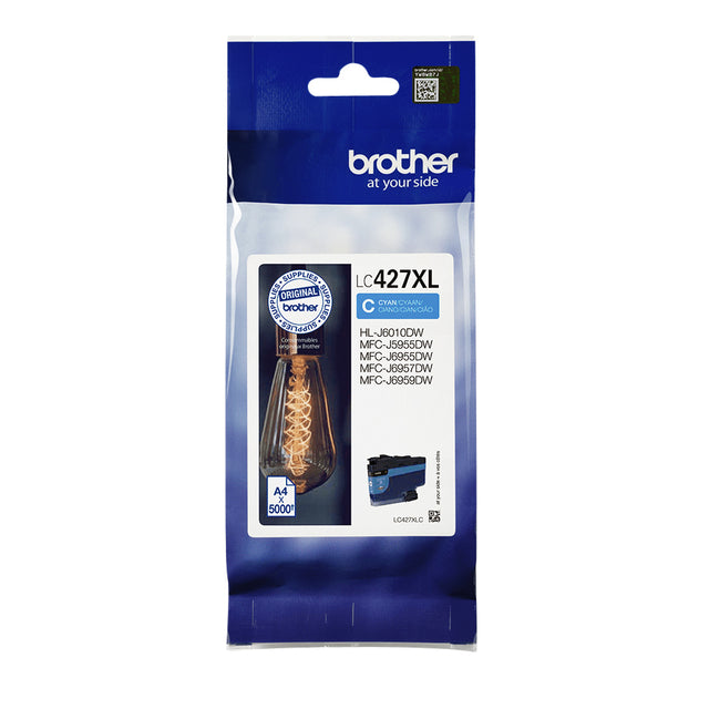 Brother - Inktcartridge brother lc-427xlc blauw