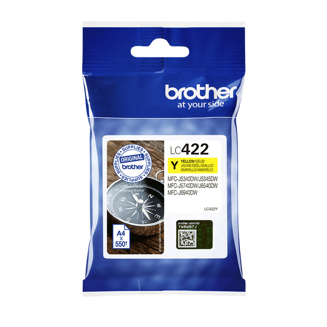 Brother - Inktcartridge brother lc-422y geel
