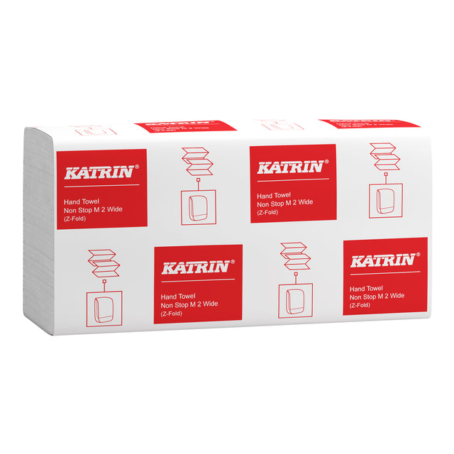 Katrin - Handdoek katrin 2laags 240x240mm 25x160 vel wit