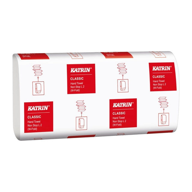 Katrin - Handdoek katrin 2laags 203x320mm 25x120 vel wit