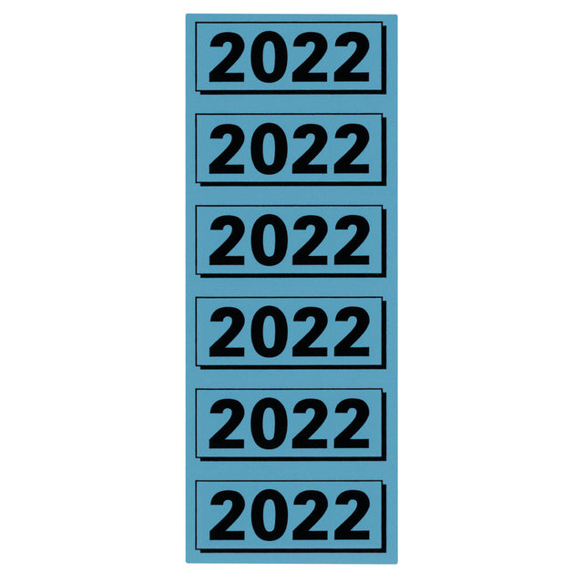 Etiquette dos Elba 2022 57x25mm bleu