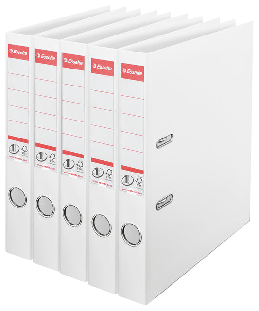 Reliure à anneaux Esselte No 1 Power PP 50mm blanc | 5 pièces