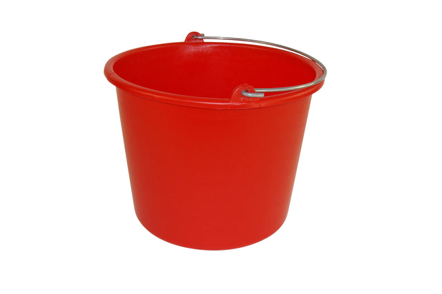 Cleaninq - Emmer 12 liter rood