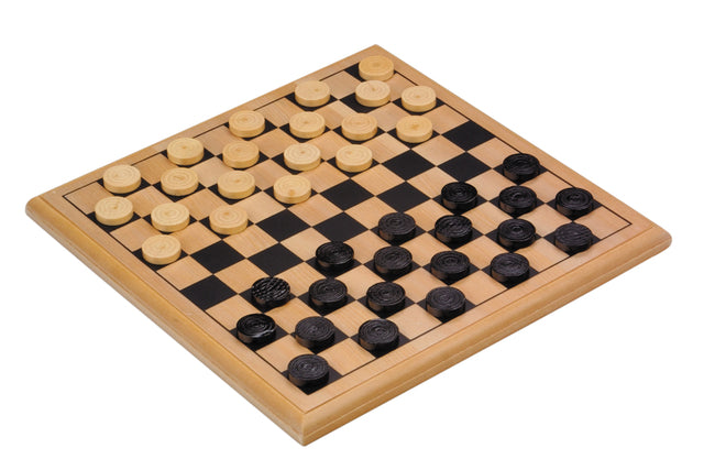 Dames Longfield Jeux bois 30x30cm
