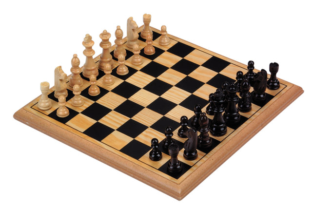 Jeu d'échecs Longfield Games bois 30x30cm