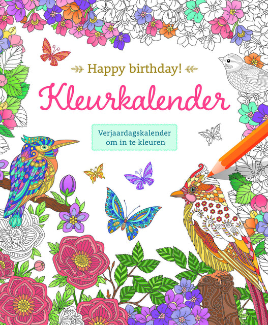 Deltas - Kleurkalender deltas happy birthday