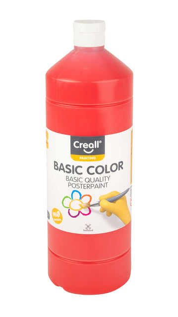 Creall - Plakkaatverf creall basic lichtrood 1000ml