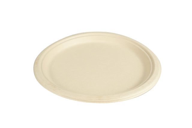 IEZZY horeca en cate - Bord iezzy 260mm suikerriet pfas-vrij nat 50 stuks