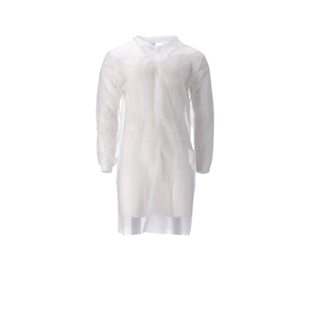 CMT - Bezoekersjas cmt m non-woven drukknopen 104cm wt