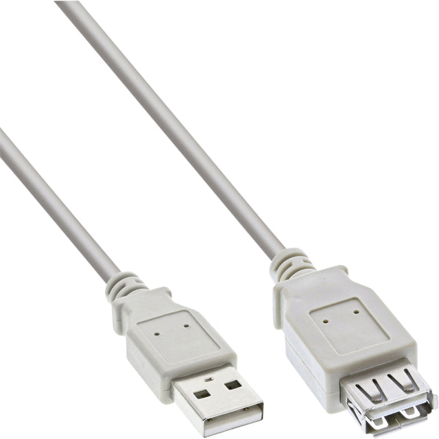 InLine - Kabel inline ubs 2.0 m-v 3 meter grijs