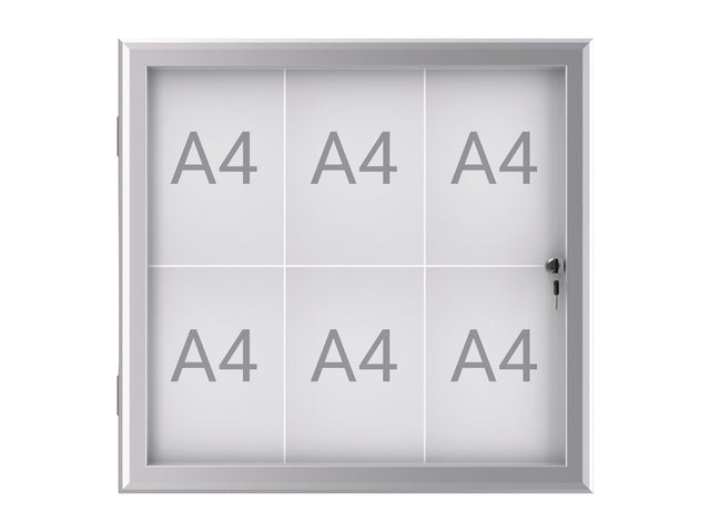 MAUL - Buiten- binnenvitrine maulexcite 6xa4 slot