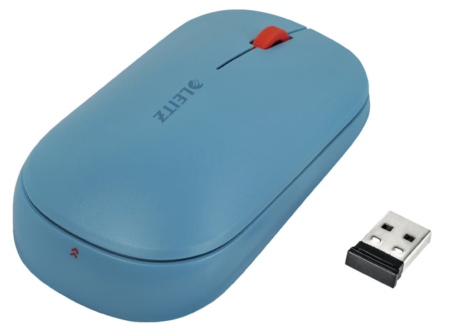 Souris Leitz sans fil Cosy bleu