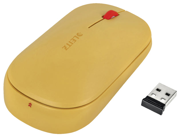 Souris Leitz sans fil Cosy jaune