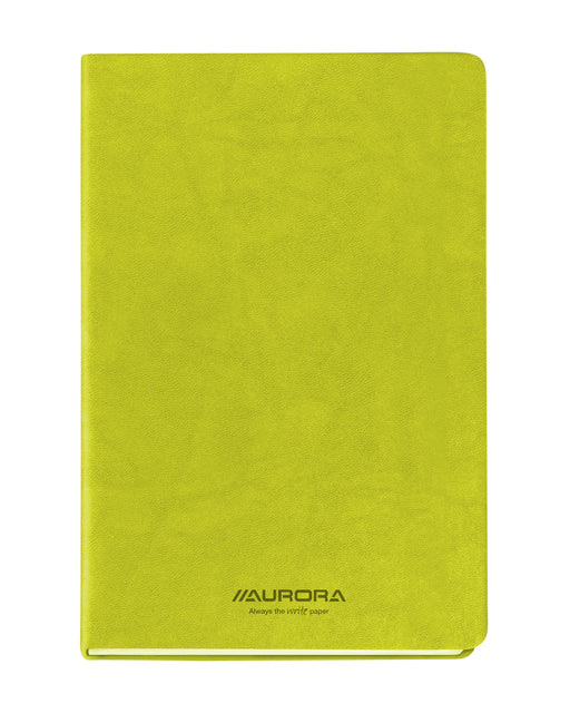 Aurora - Notitieboek aurora capri a5 192blz lijn 80gr groen | 10 stuks