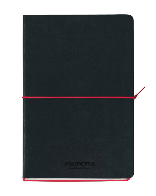Aurora - Notitieboek aurora tesoro a5 192blz lijn 80gr rood
