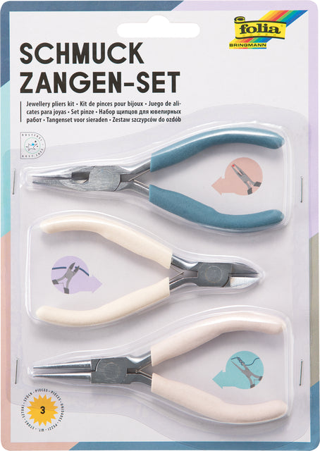Folia Paper - Sierraden tangen folia set a 3st | 5 stuks