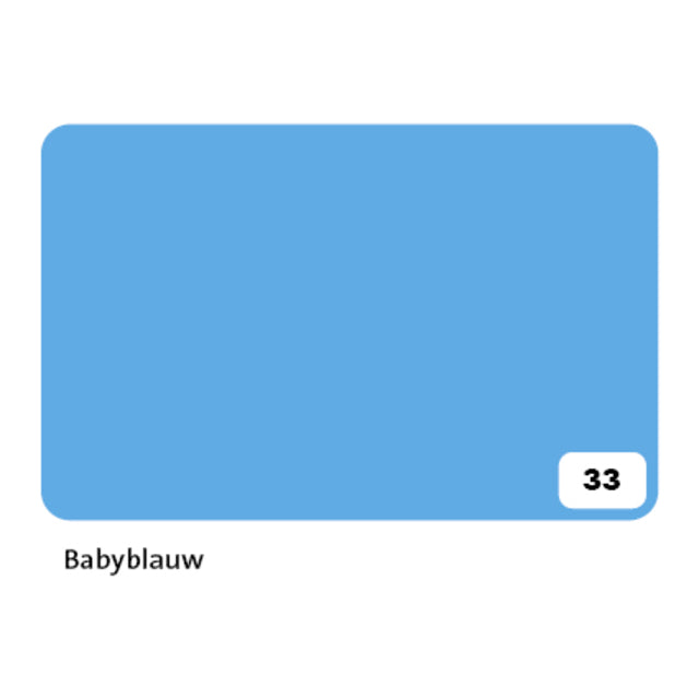 Folia Paper - Fotokarton folia 2z 50x70cm 300gr nr33 babyblauw