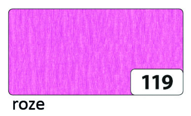 Folia Paper - Crêpepapier folia 250x50cm nr119 roze | 10 stuks