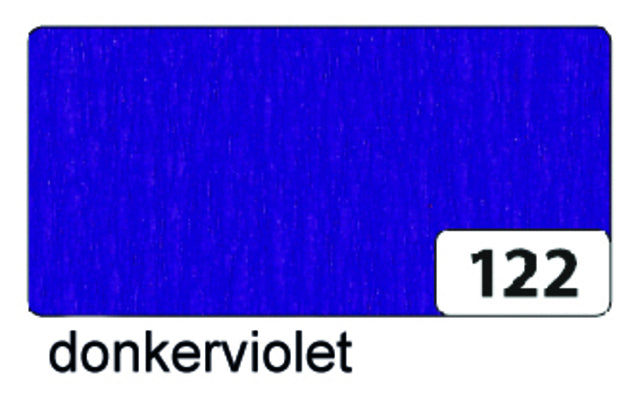 Folia Paper - Crêpepapier folia 250x50cm nr122 donker violet | 10 stuks
