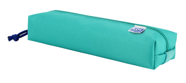Trousse Oxford Kangoo rectangle turquoise | 5 pièces