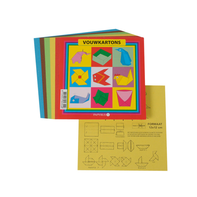 Papyrus - Vouwkarton papyrus vierkant 12x12cm 105gr | 10 stuks