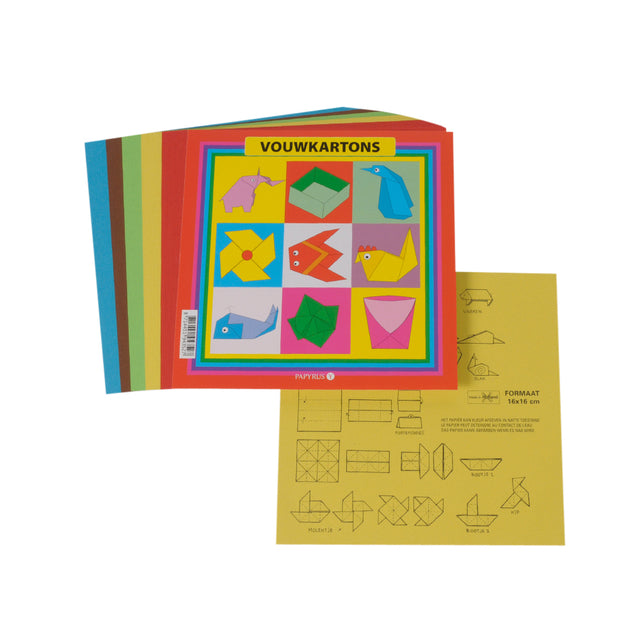 Papyrus - Vouwkarton papyrus vierkant 16x16cm 105gr | 10 stuks