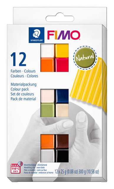 Fimo Staedtler - Klei fimo soft colourpack 12 naturalcol