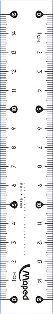 Règle maped classique 15cm