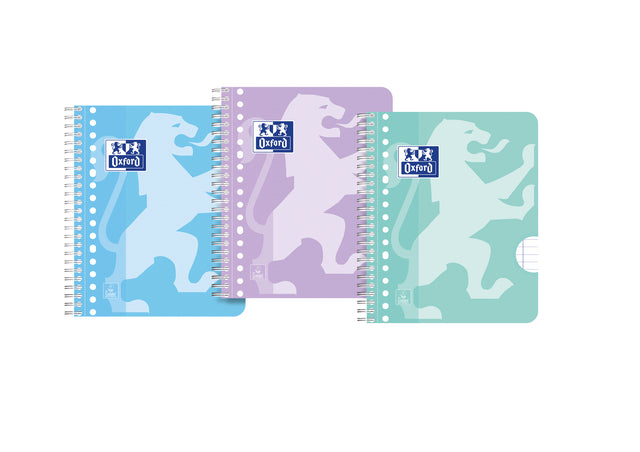 College pad oxf school a5+ 17g ln 80v pastel cul