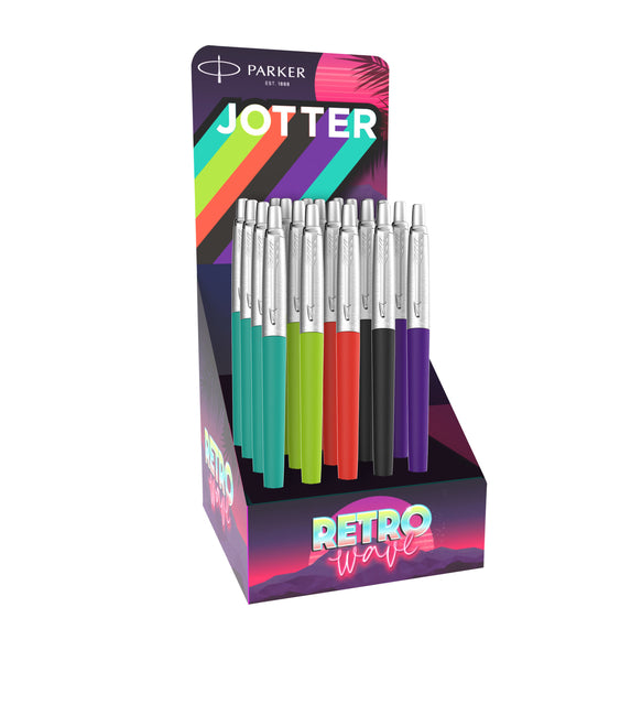 Stylo bille parker jotter original 80 retrowave m ass