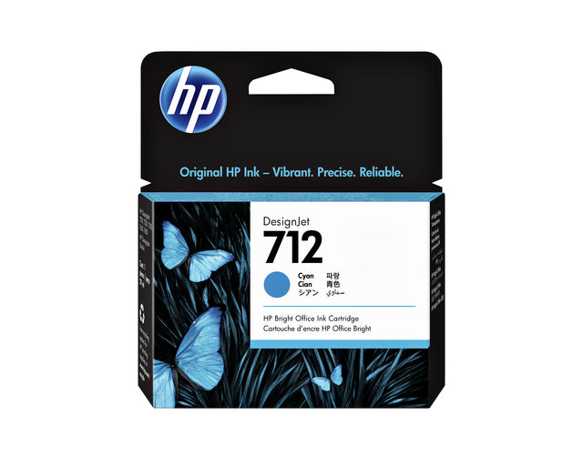 HP - Inktcartridge hp 712 3ed67a blauw