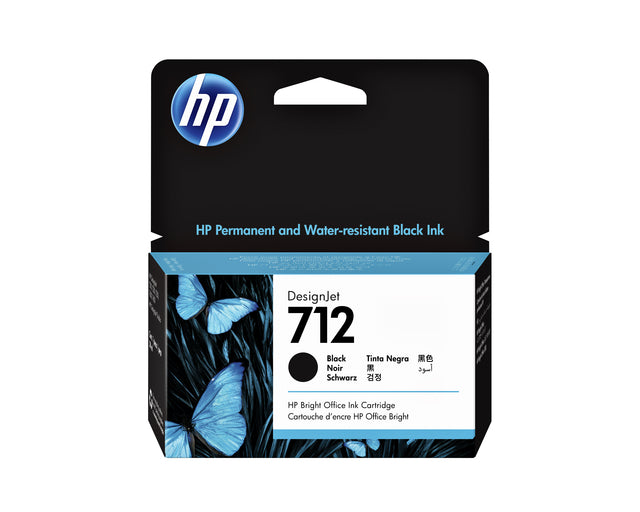 HP - Inktcartridge hp 712 3ed70a zwart