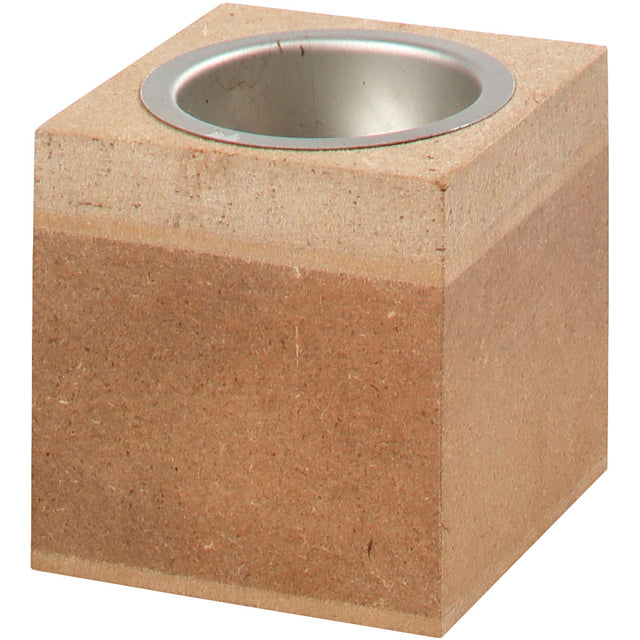 Creotime - Waxinelichthouder creativ company 6x6x6cm mdf | 20 stuks