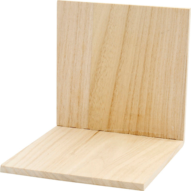 Creotime - Boekensteun creativ company hout 15x15x15cm