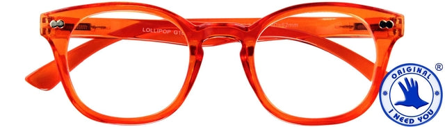 I Need You - Leesbril i need you +1.00dpt lollipop oranje