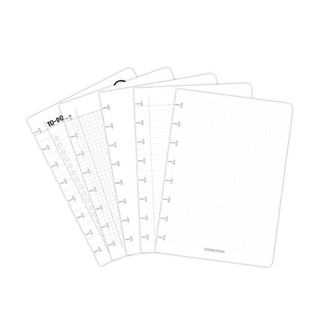 Correctbook - Uitbreidingsset correctbook a5 mix 5 bladen