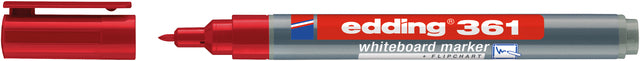 Edding - Whiteboardmarker edding 361 rond 1mm rood | 10 stuks