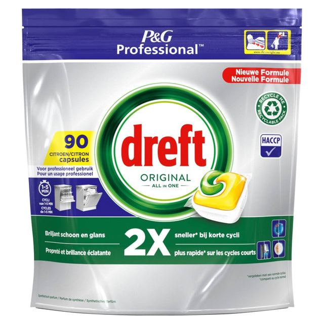 Dreft - Vaatwastablet dreft professional lemon 90 stuks