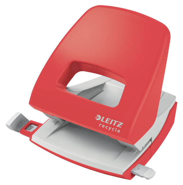 Leitz - Perforator leitz nexxt recycle 30 vel rood | 6 stuks