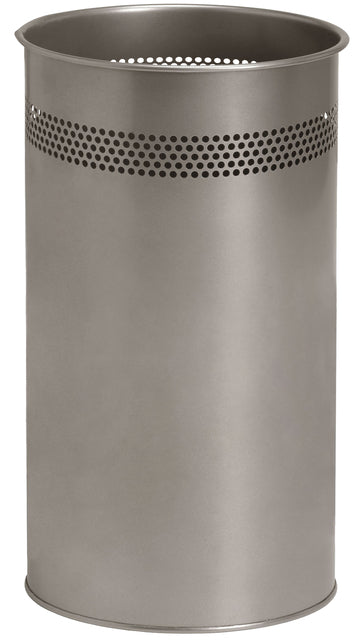 BRASQ - Papierbak brasq 21 liter rvs zilver