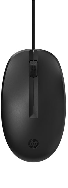 HP - Muis hp 128 laser bedraad zwart