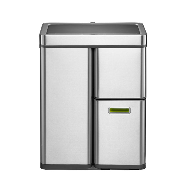 EKO - Afvalbak eko mirage plus sensor 30l en 2x15l rvs