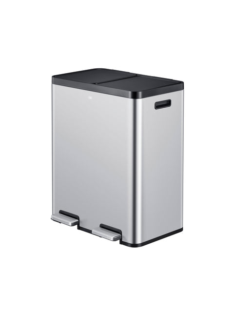 EKO - Afvalbak eko essential recycler 2x30liter rvs