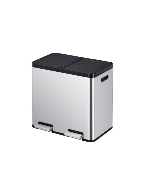EKO - Afvalbak eko essential recycler 2x22liter rvs