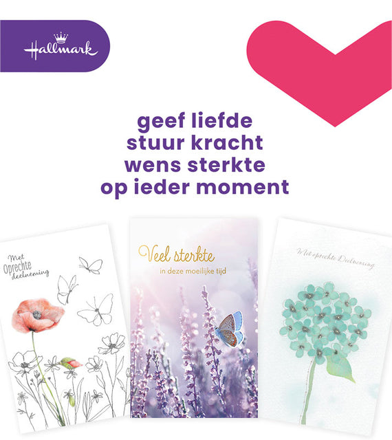 Hallmark - Wenskaart hallmark navulset deelneming 10 stuks