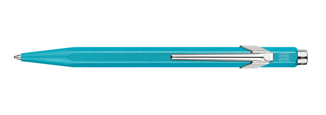 Caran d'ache - Balpen caran d'ache colormat-x 849 turquoise