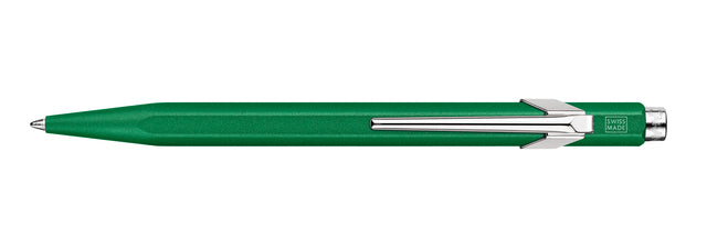 Caran d'ache - Balpen caran d'ache colormat-x 849 groen | 2 stuks