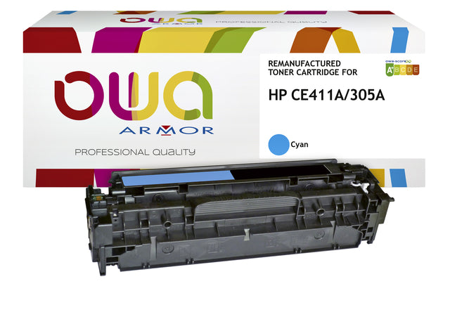 OWA - Tonercartridge owa hp ce411a blauw