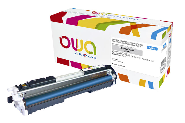 OWA - Tonercartridge owa hp ce311a blauw